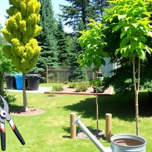 家庭院子种植树木的选择和维护指南