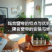 隔音窗帘的特点与优势，隔音窗帘的安装与维护