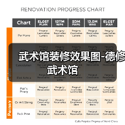 武术馆装修效果图-德修武术馆