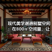 现代美学邂逅别墅空间：在800㎡空间里，让生活与设计对话